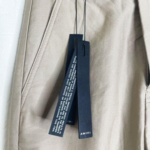 AMIRI Khaki Wide Cargo Pants - Picture 5 of 9